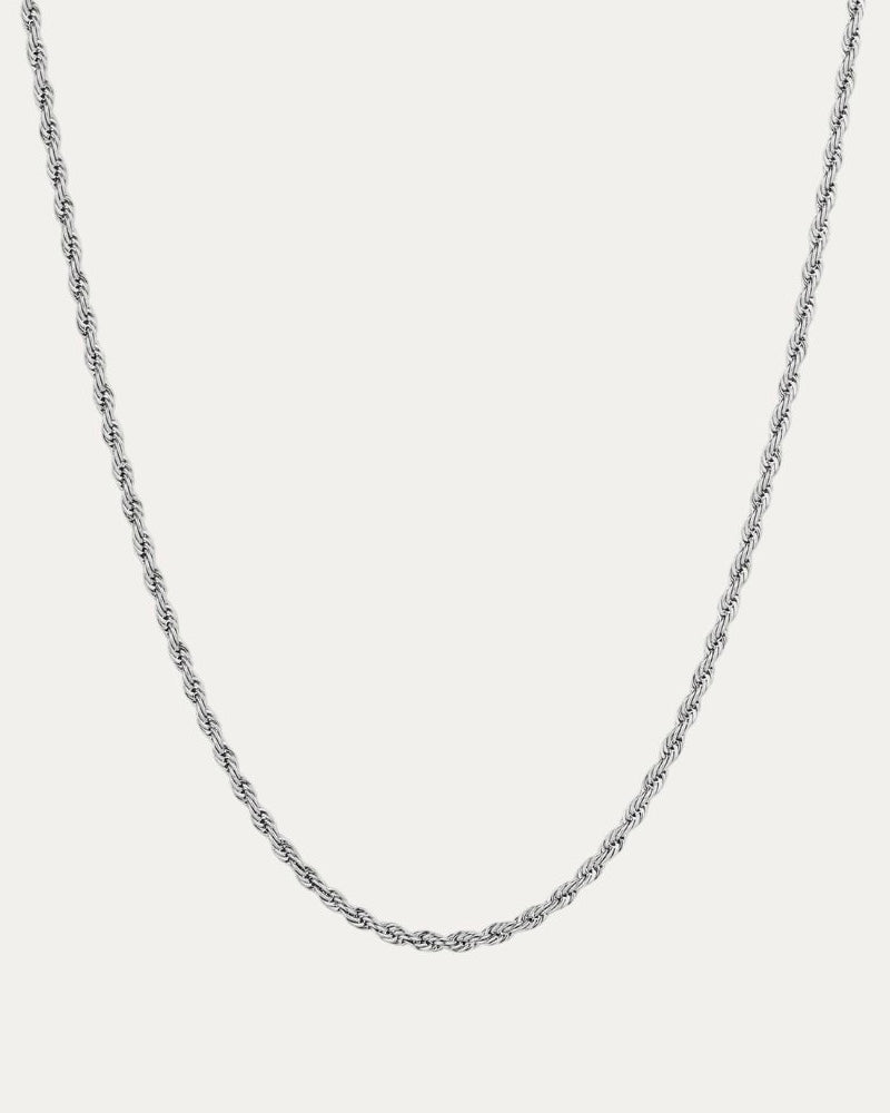 Collier TWISTED MINI. | argent