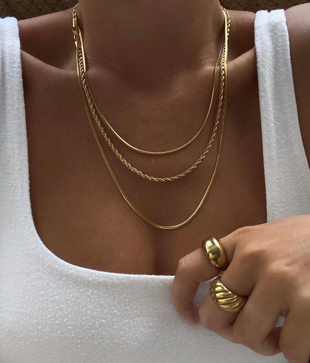 Collier TWISTED MINI. | argent