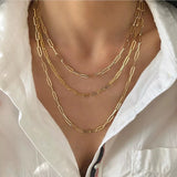 PAPERCLIP NECKLACE.